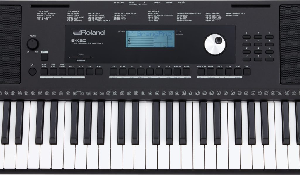 keyboard roland e-x20